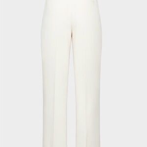 Aritzia Cream High-Rise Wide-Leg Trousers